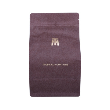 Block Bottom Aluminum Coffee Bean Packaging Bags