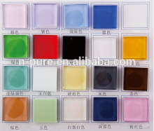 colorful blank crystal cube,blank crystal block