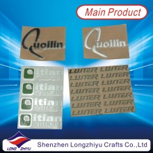 3m Adhesive Metal Aluminum Sticker, 3D Logo Metallic Sticker Label Electroform Nameplate Maker (LZY600013)
