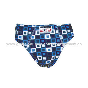 100% Cotton Men's Briefs, 140g/m², Customized Designs and Colors Welcomed