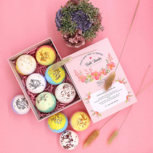 Private Label Wholesale Organic Kids Bath Bomb Gift Set