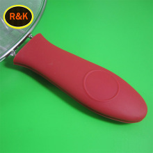 Splatter screen with folded handle