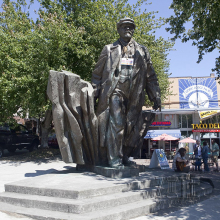 Hot Casting Garden Outdoor Decorative Human Sculpture Life Size Bronze Lenin Statue