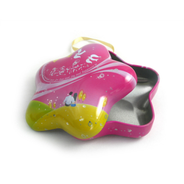 wholesale star shaped gift tin box