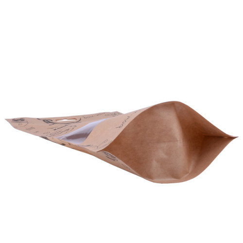 compostable dog treat packaging stand up kraft bag