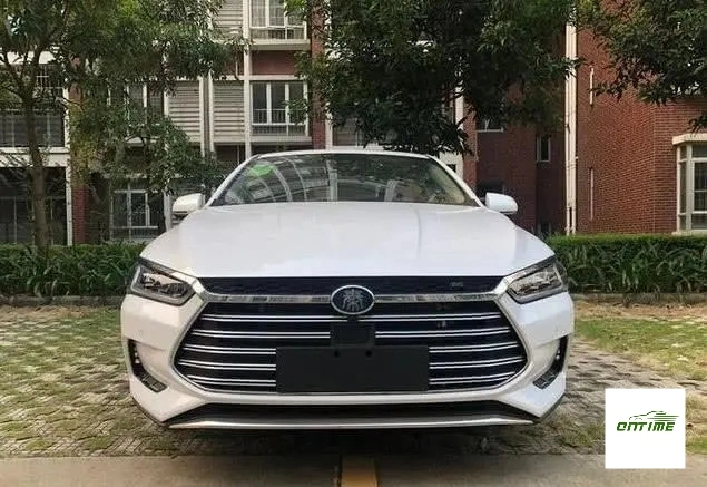 Smart Blue Colour Sedan New Energy Car Ontime Qin Plus Dm-I