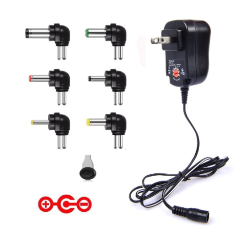 12W Universal Power Adapter with Multi Tips