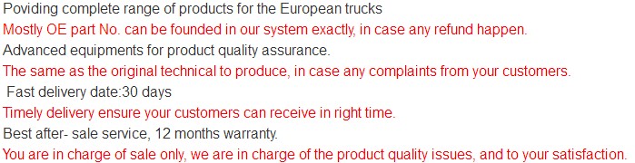 Avrupa araçları için kamyon parçaları popüler vites topuzu yüksek kaliteli Manuel Şanzıman OEM 20488065