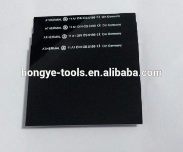 black welding glass factory, dark welding athermal glass 108x50mm, 108x83mm