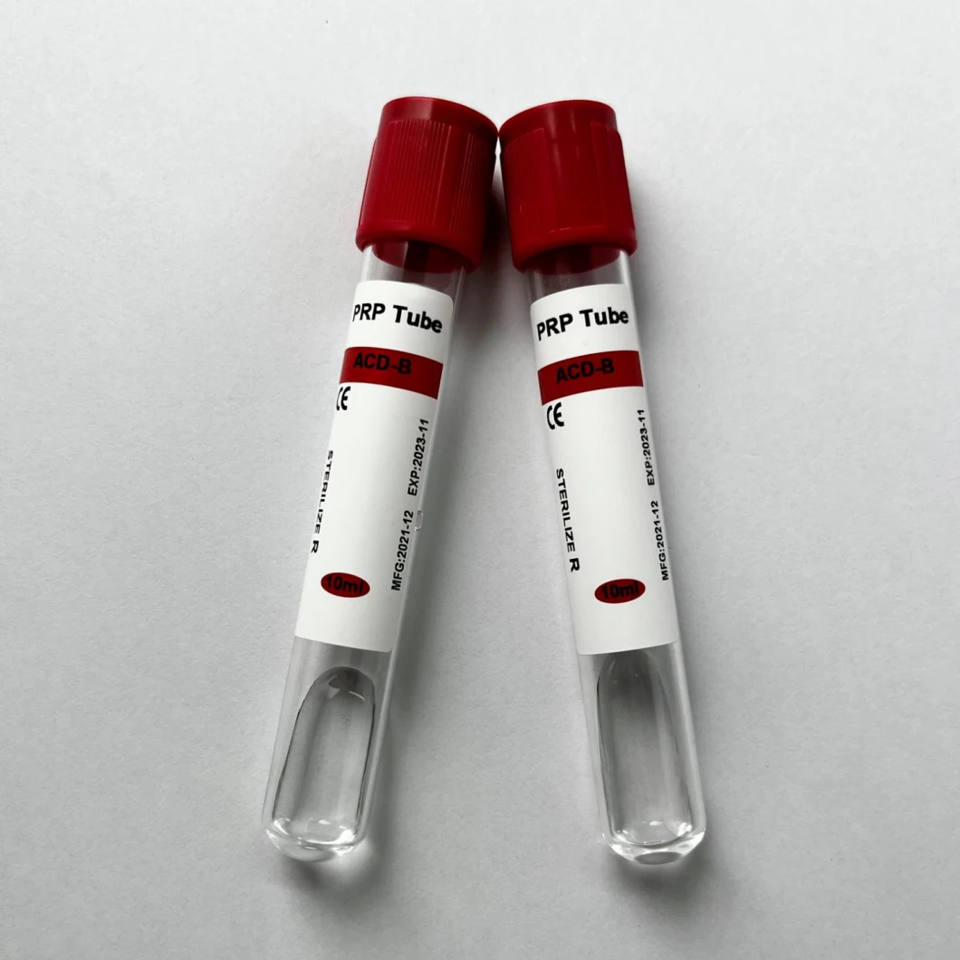 Blood Collection Additive Calcium Chloride Prp Tube, Iso, High Quality