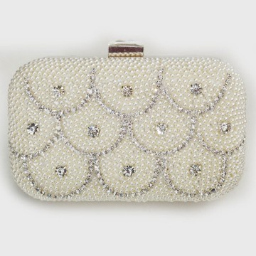 Luxury Pearl leather purses and handbags and handbags