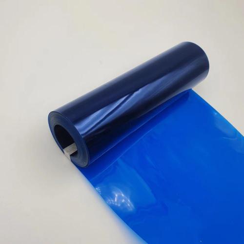 Transparent blue medicine packaging PVC PVDC
