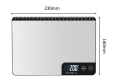 بسيطة وحديثة عالية الدقة مقياس الغذاء الرقمية مقياس الزجاج المقسى مقياس المطبخ الإلكترونية