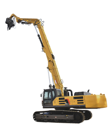 crawler mounted hydraulic excavator