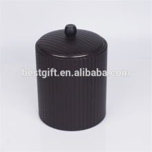 Croco PU covered stainless ice container