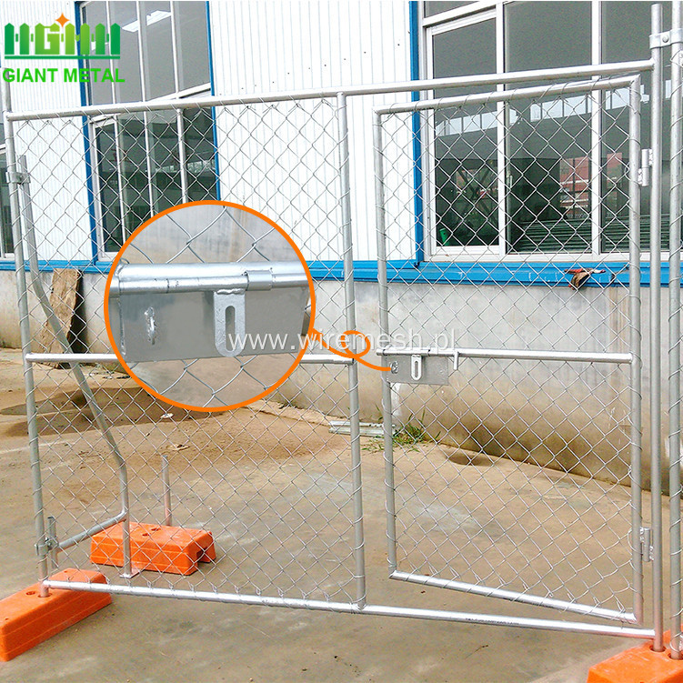 Galvanized Temporary Fence Construction Chain Link Fence
