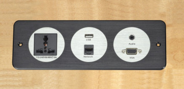 wall / desktop hidden electrical outlet socket