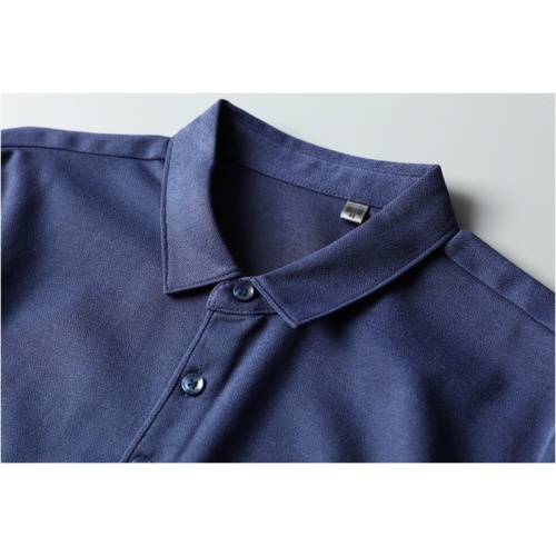 Men's Short Sleeve T-Shirt With Button