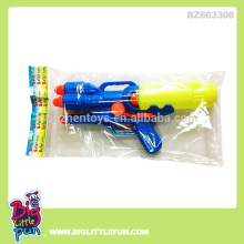 Double nozzle plastic best toy water gun with water bottle