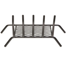 Black Wrought Iron Fireplace Grate - For Sale