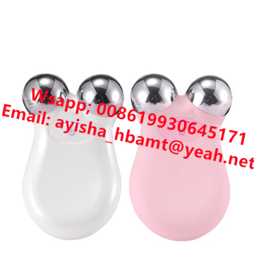 3D Roller Massager Face Lift Microcurrent 360 Rotate Face Lift Massager Wrinkle Remover Facial Microcurrent Device Massage