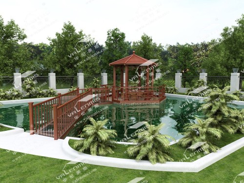 Aluminum Alloy Pavilion/Hot sale Treated wood pergola