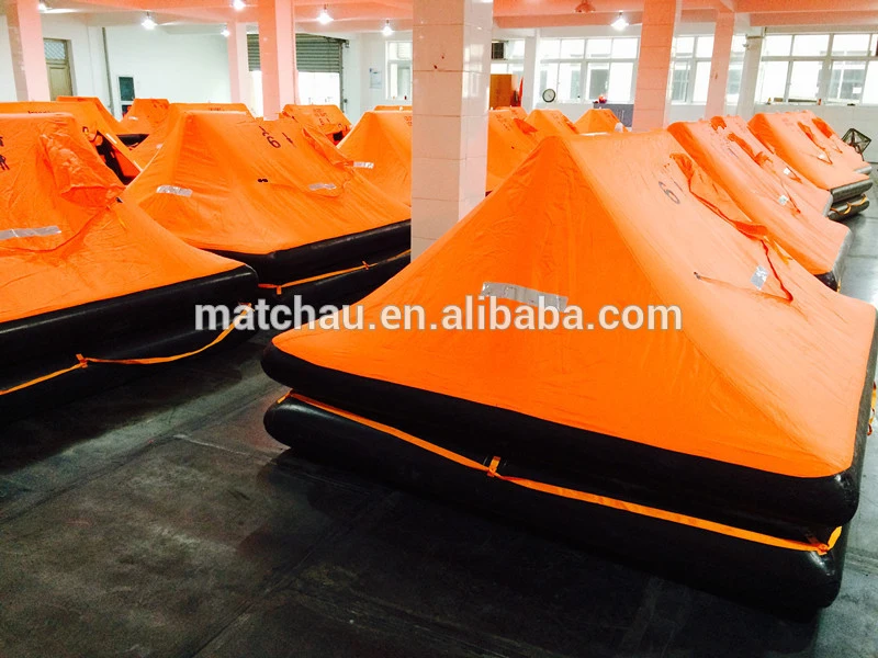 Solas Throw Over Board Inflatable Pack a and Mmr Life Raft