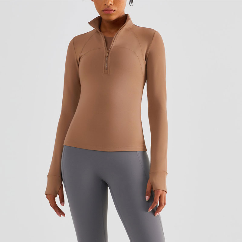 Winter Blush Women Equine Baselayer Media cremallera