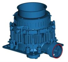 Stone crushing plant pring cone crusher