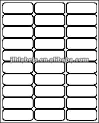 Avery 5160 label,2.625 X 1 LABELS - Laser printer label