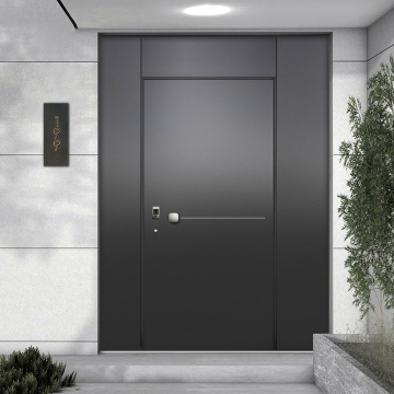 High security aluminum security door