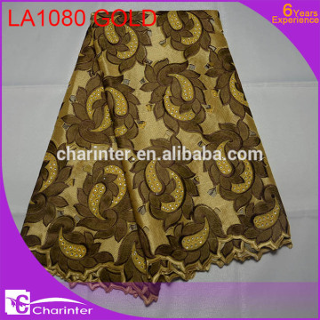 african wedding lace fabric latest swiss lace fabric african lace fabrics big lace fabric swiss voile lace LA1080 gold