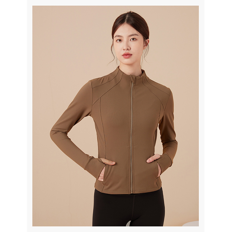 women jacket in brown