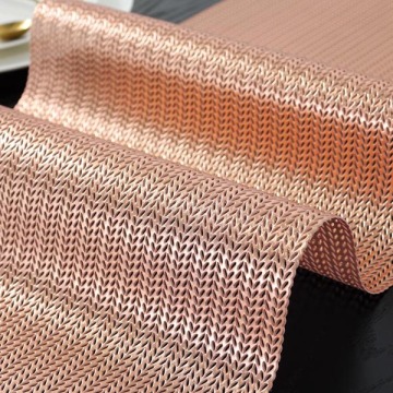 WANTU PVC ROSE GOLD Table Runner TR1420