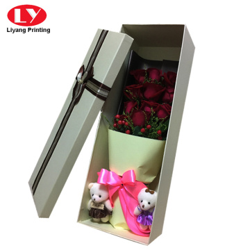 Luxury Rectangle Carton Flower Box Packaging