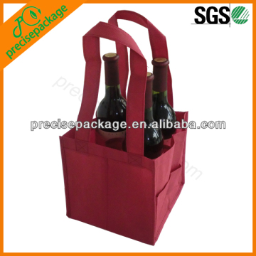 mini nonwoven wine tote bag