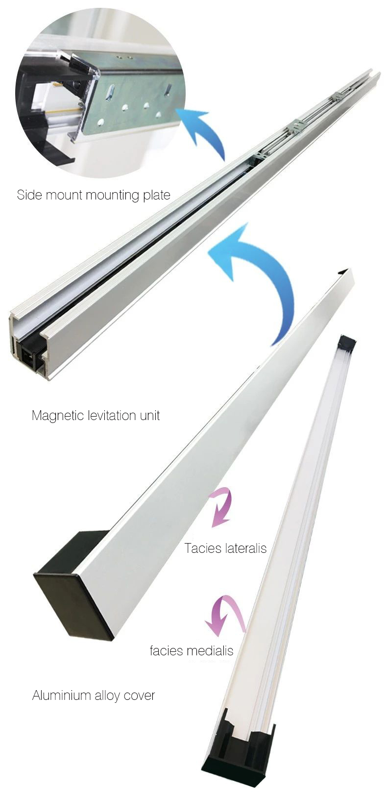 Maglev Automatic Sliding Door Opener for Office Kitchen DZ-08