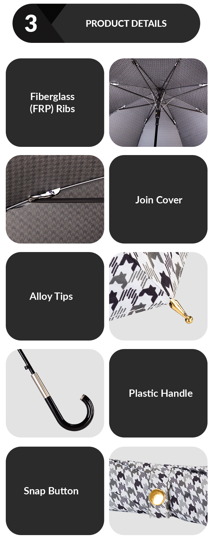 payung lurus otomatis automatic straight umbrella