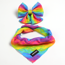 Custom Printed Pet Bandanas with Customized Tags
