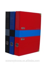 pp/ pvc lever arch file folder with 2 ring binders