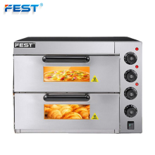 FEST Two Deck Glass Window Electric Oven for Baking 13-inch Pizzas - Sinmag Oven Price and Toaster Oven