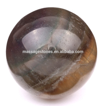 Natural Crystal gems sphere Fluorite Quartz Ball