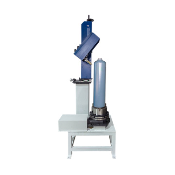 Vertical dot matrix gas cylinder rotary marking machine