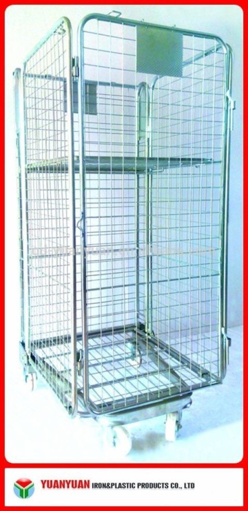 Wire mesh storage trolley/Pallet trolley/Hand cart