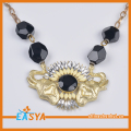 Bijoux collier pierres noires 2014