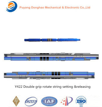 API Y422 double grip rotate string setting packer
