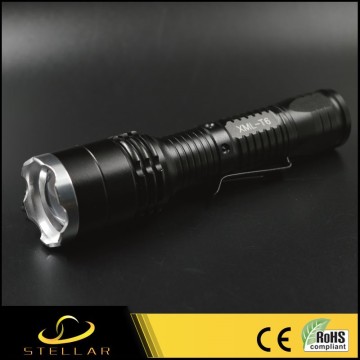 Professional customized torch light focusing led flashlight