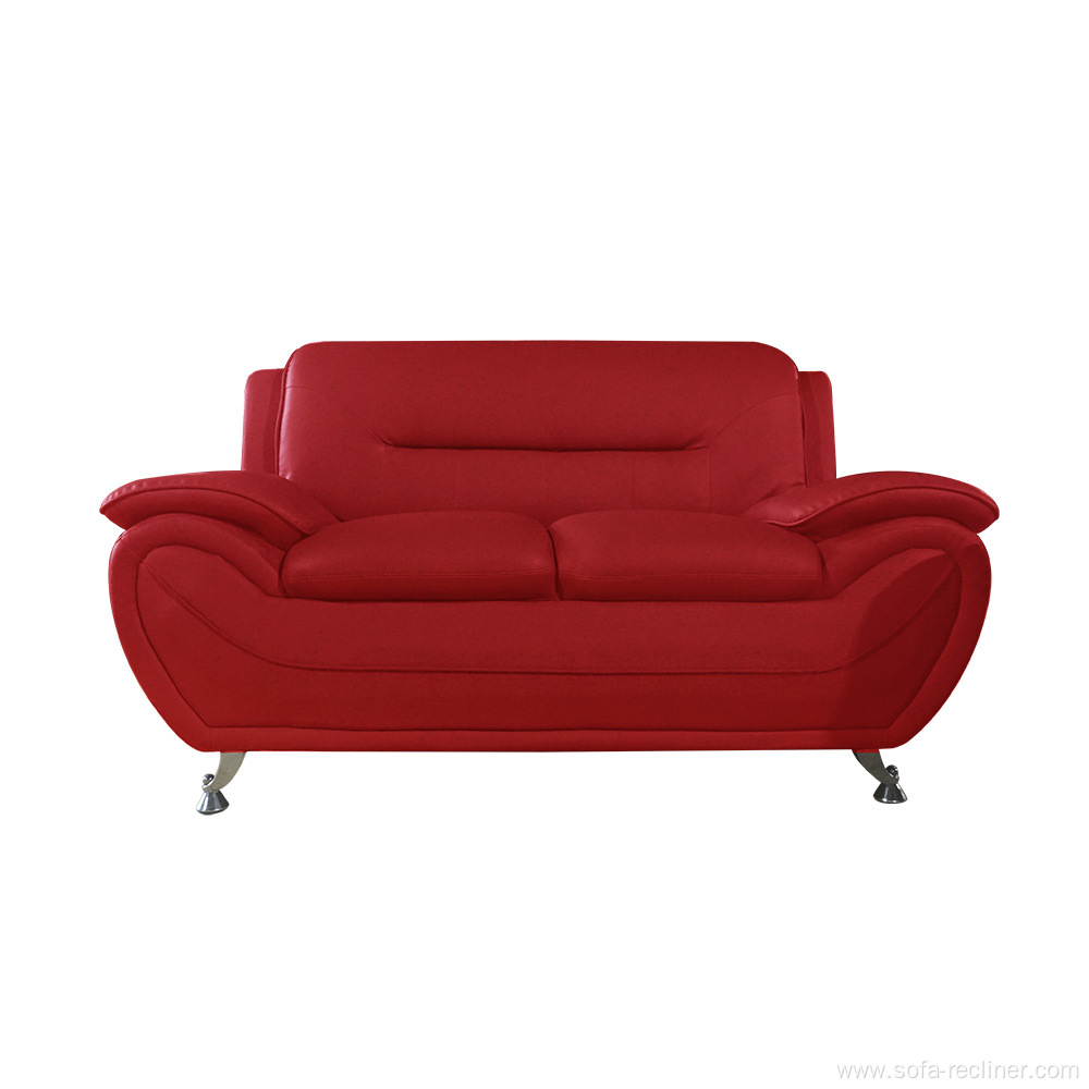 Wholesale Modern Style Living Room PU loveseats Sofa