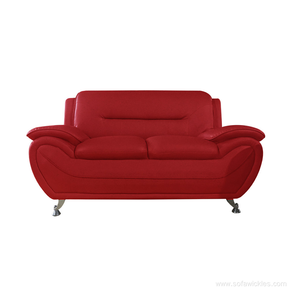 Wholesale Modern Style Living Room PU loveseats Sofa