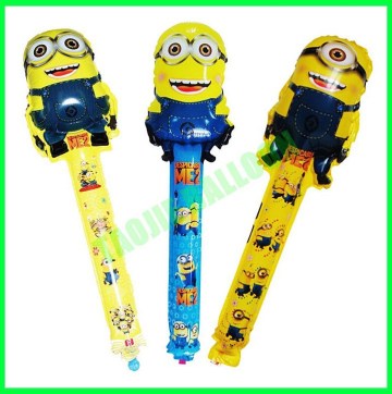 Minion stick balloon,thunder Stick Balloon